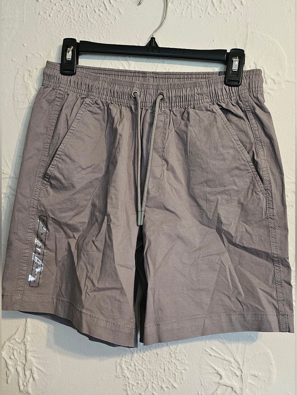 VRST Men's Lightweight Athletic Drawstring Shorts Gray Small